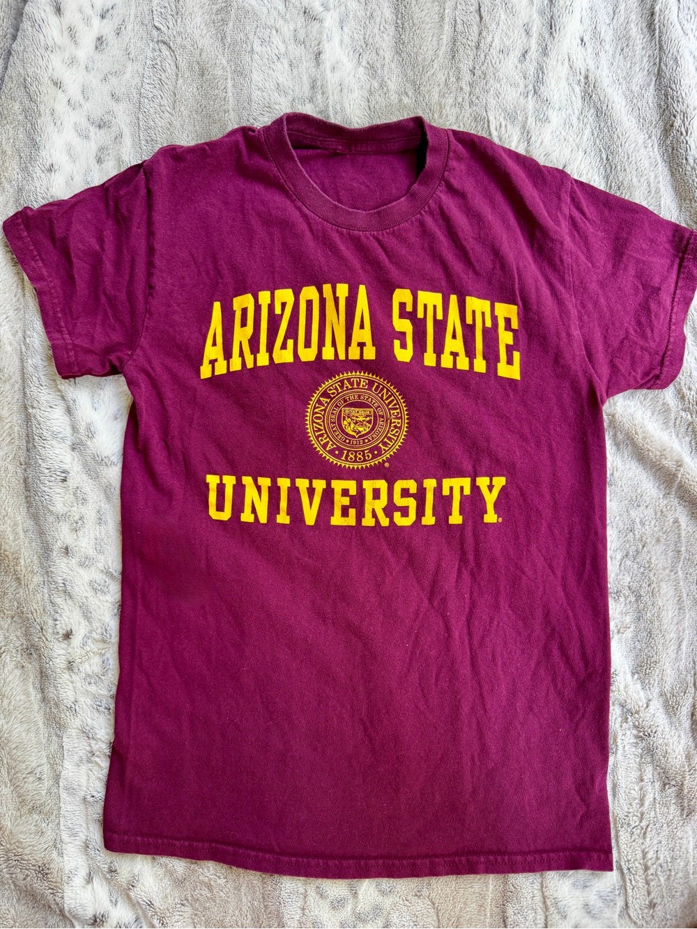 Arizona State University ASU Women's Maroon Graphic Tee